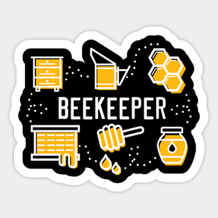 Beekeeper Shirt, Beekeeping Funny Beekeeper Life Bee Lovers Gift for Beekeeper Honey Bee Beehives Save The Bees Entomologist Sticker